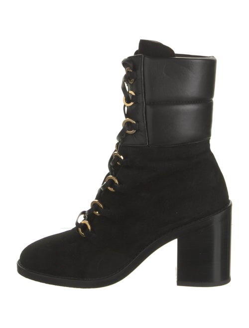 Stuart Weitzman Suede Lace-Up Boots