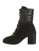 Stuart Weitzman Suede Lace-Up Boots