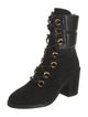 Stuart Weitzman Suede Lace-Up Boots