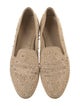 Stuart Weitzman Suede Studded Accents Loafers
