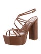 Stuart Weitzman Patent Leather Slingback Sandals