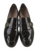Stuart Weitzman Patent Leather Crystal Embellishments Loafers
