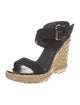 Stuart Weitzman Raffia Espadrilles