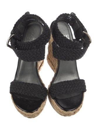Stuart Weitzman Raffia Espadrilles