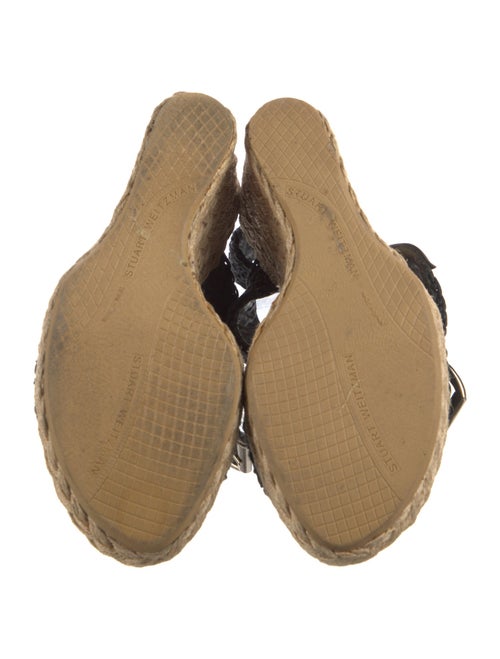Stuart Weitzman Raffia Espadrilles