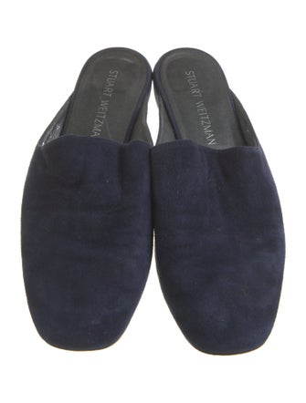 Stuart Weitzman Suede Mules