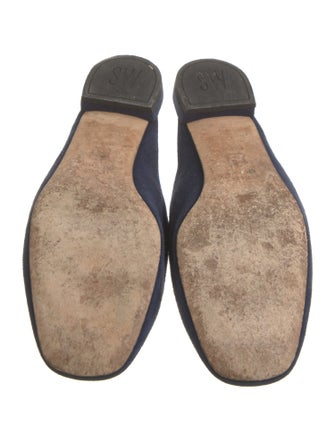 Stuart Weitzman Suede Mules
