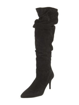 Stuart Weitzman Suede Slouch Boots