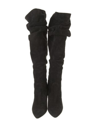 Stuart Weitzman Suede Slouch Boots