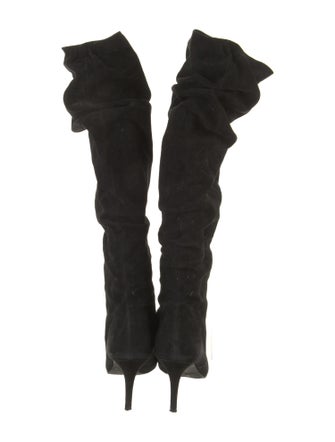 Stuart Weitzman Suede Slouch Boots