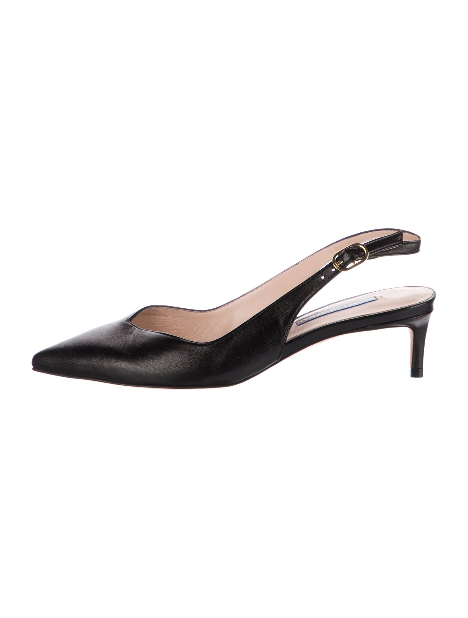 Stuart Weitzman Leather Slingback Pumps