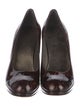 Stuart Weitzman Patent Leather Animal Print Pumps