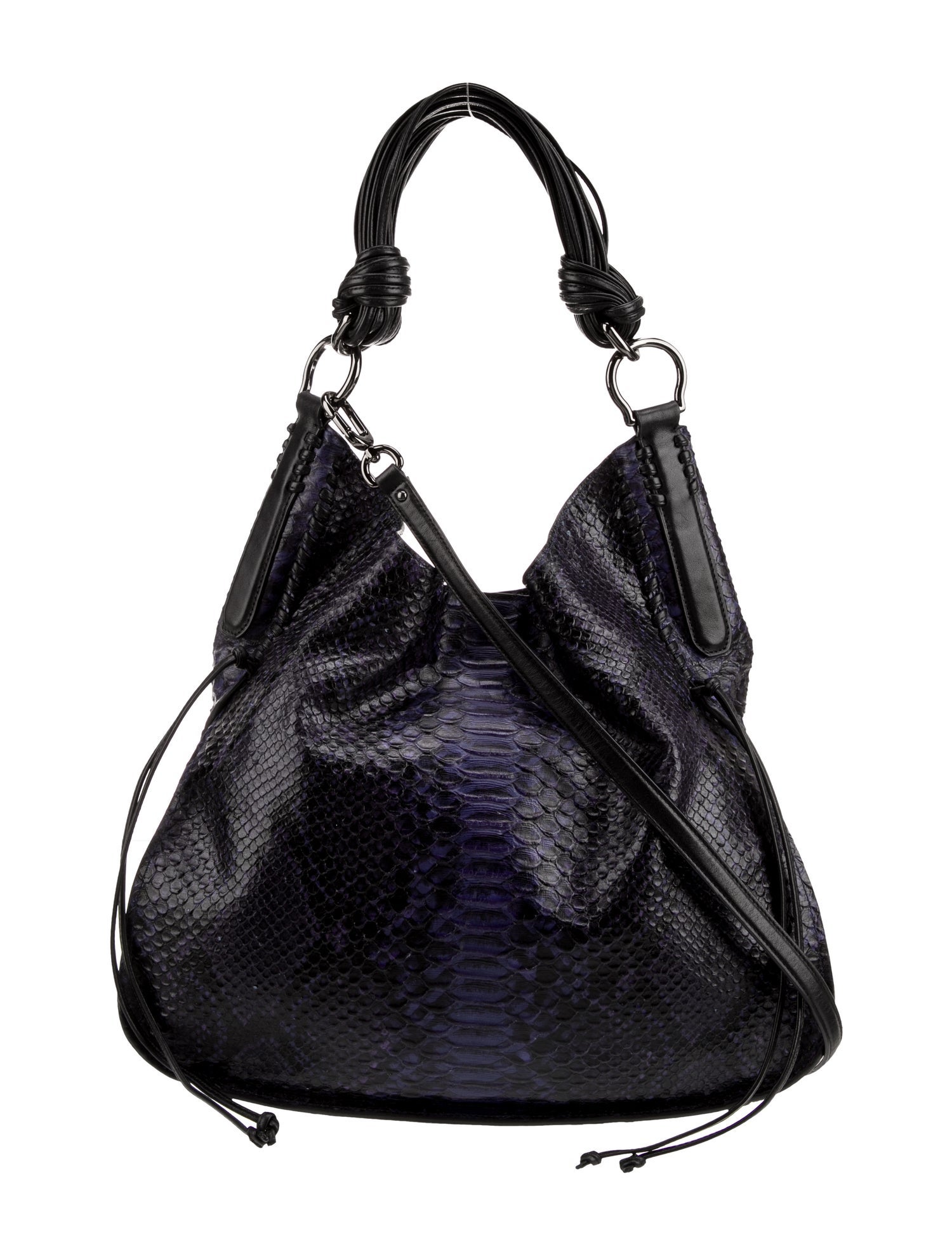 Stuart Weitzman Snakeskin Top Handle Bag