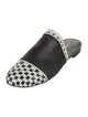 Stuart Weitzman Leather Printed Mules