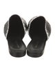 Stuart Weitzman Leather Printed Mules
