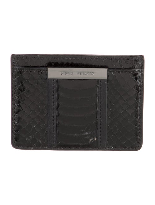 Stuart Weitzman Patent Leather Animal Print Wallet