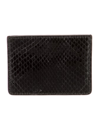 Stuart Weitzman Patent Leather Animal Print Wallet