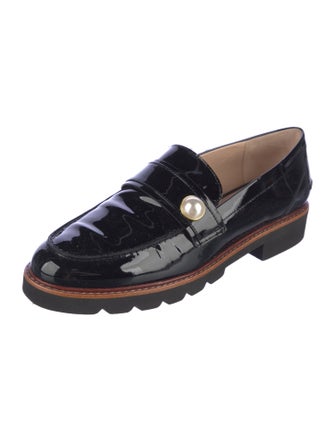 Stuart Weitzman Patent Leather Loafers