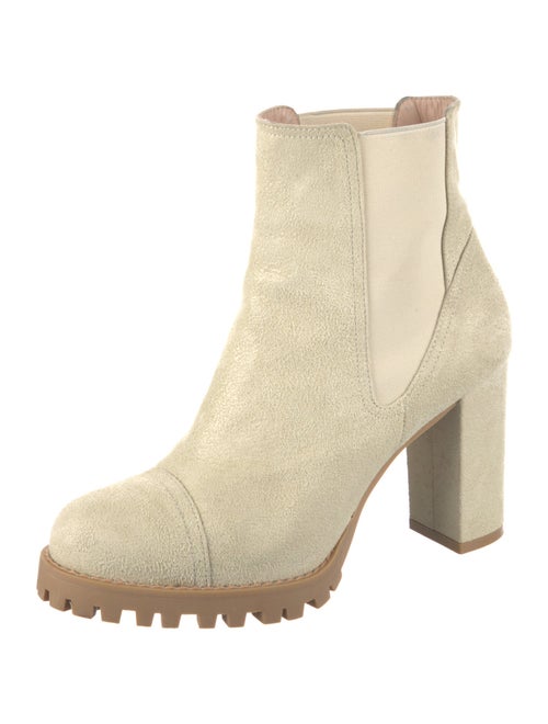 Stuart Weitzman Suede Chelsea Boots