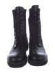 Stuart Weitzman Leather Combat Boots