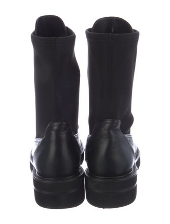 Stuart Weitzman Leather Combat Boots
