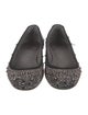 Stuart Weitzman Suede Studded Accents Ballet Flats