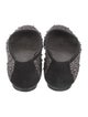 Stuart Weitzman Suede Studded Accents Ballet Flats