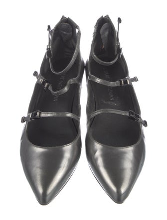 Stuart Weitzman Leather Mary Jane Flats