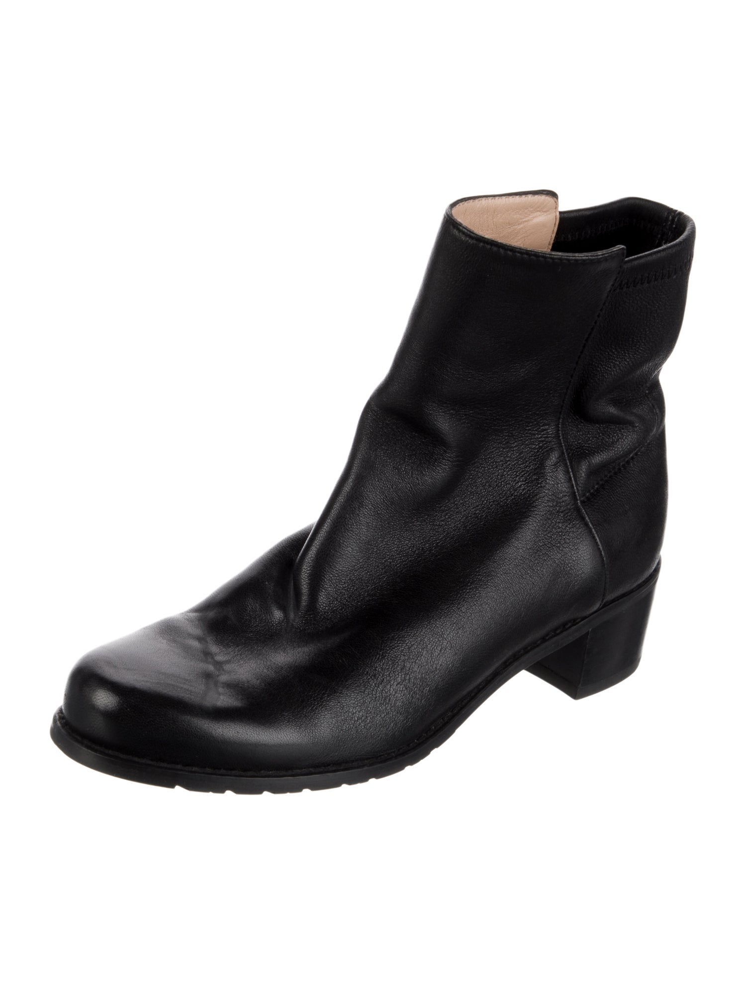 Stuart Weitzman Leather Chelsea Boots