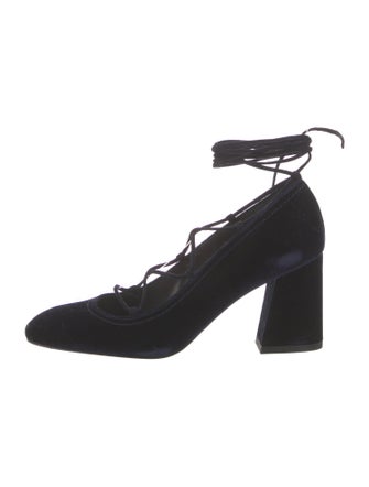 Stuart Weitzman Velvet Pumps