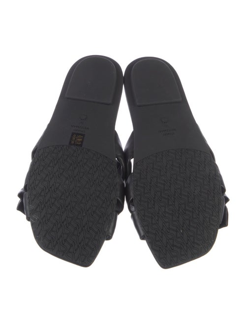 Stuart Weitzman Bow Accents Slides