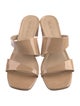 Stuart Weitzman Patent Leather Slides