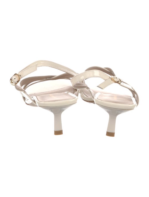 Stuart Weitzman Patent Leather Slingback Sandals