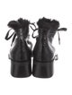Stuart Weitzman Leather Lace-Up Boots