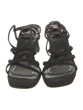 Stuart Weitzman Satin Slingback Sandals