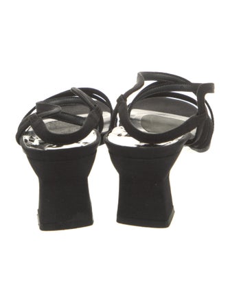 Stuart Weitzman Satin Slingback Sandals