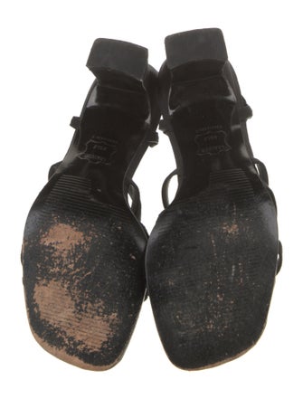 Stuart Weitzman Satin Slingback Sandals