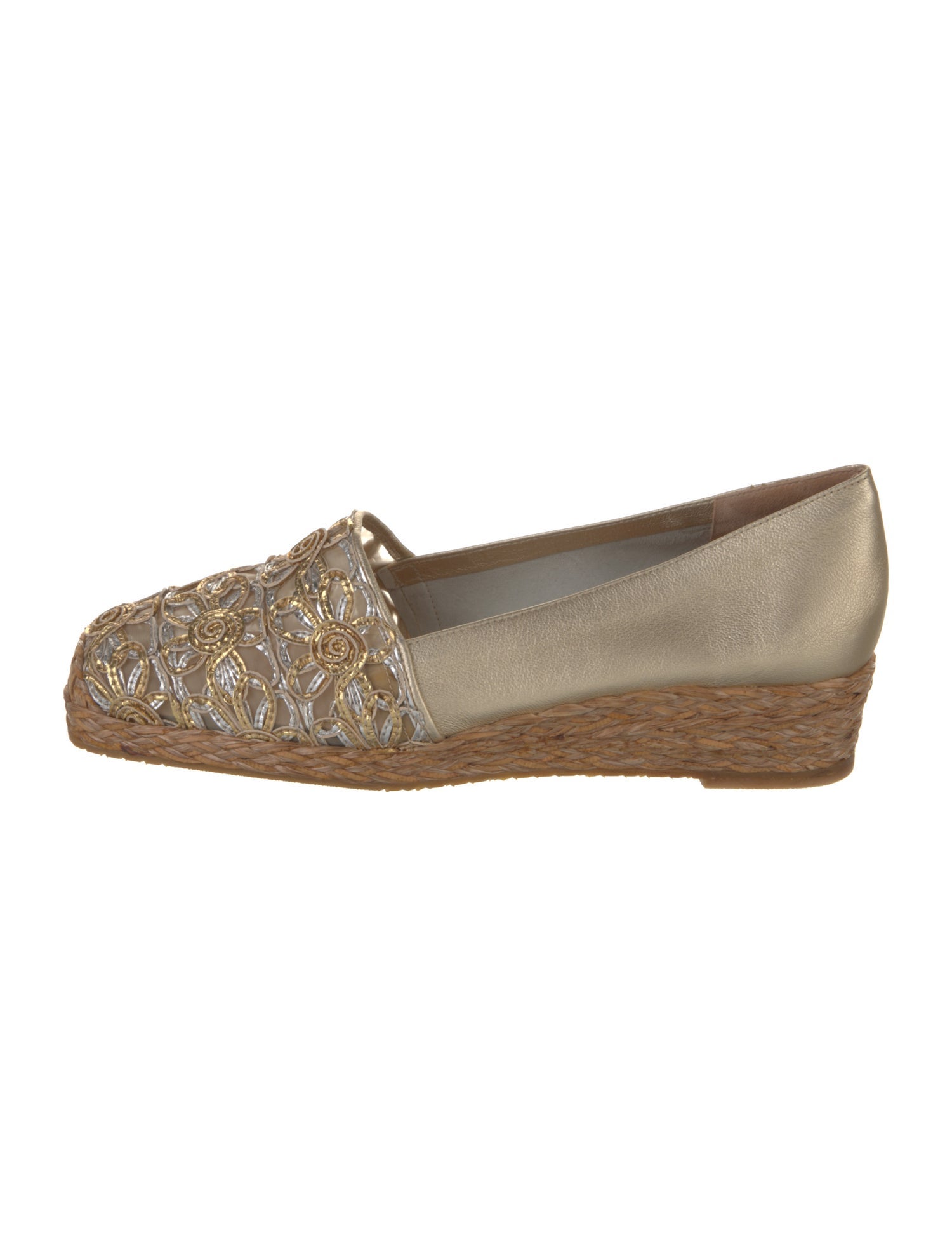 Stuart Weitzman Leather Espadrilles
