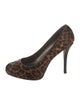 Stuart Weitzman Ponyhair Animal Print Pumps