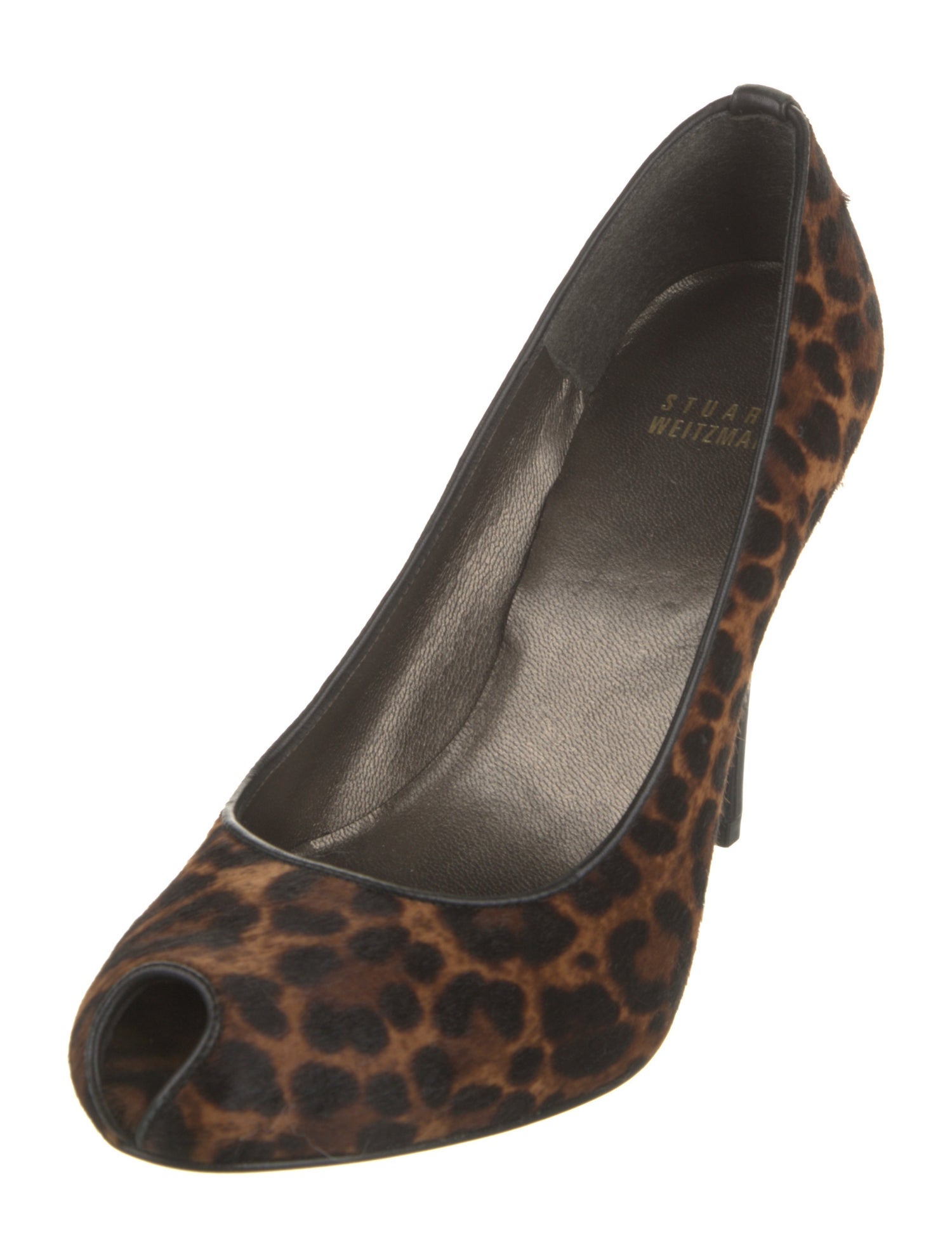 Stuart Weitzman Ponyhair Animal Print Pumps