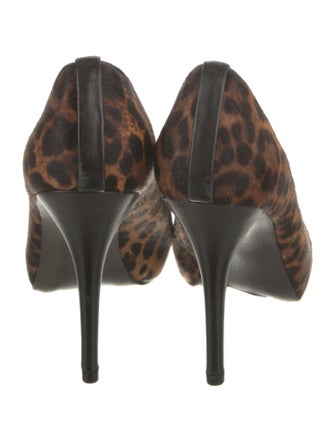 Stuart Weitzman Ponyhair Animal Print Pumps