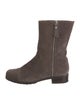 Stuart Weitzman Suede Moto Boots