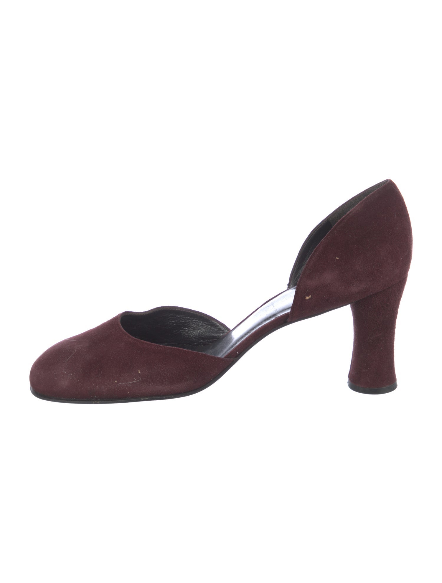 Stuart Weitzman Suede D'Orsay Pumps