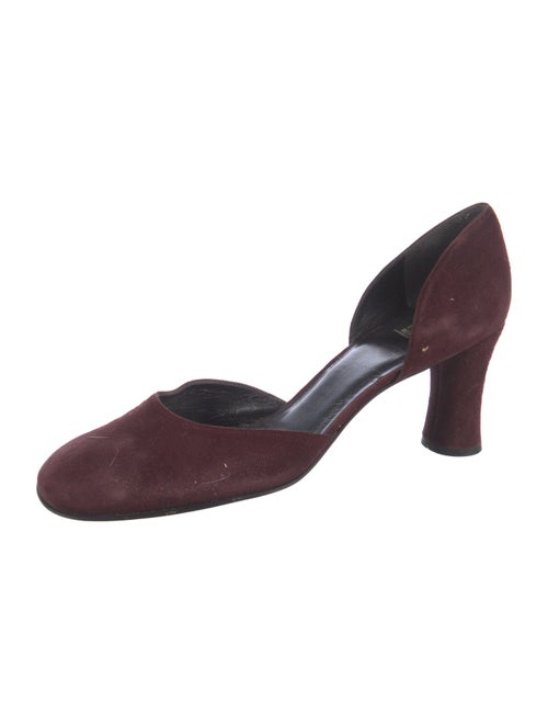 Stuart Weitzman Suede D'Orsay Pumps