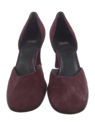 Stuart Weitzman Suede D'Orsay Pumps