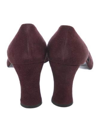 Stuart Weitzman Suede D'Orsay Pumps