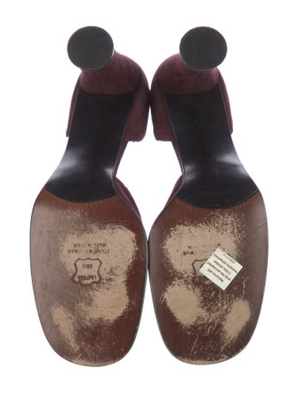 Stuart Weitzman Suede D'Orsay Pumps