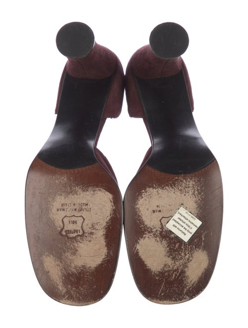 Stuart Weitzman Suede D'Orsay Pumps