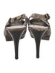 Stuart Weitzman Snakeskin Animal Print Slingback Pumps