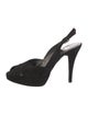 Stuart Weitzman Suede Slingback Pumps